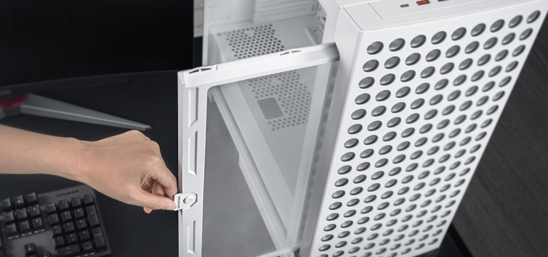 cougar airface eco rgb blanca